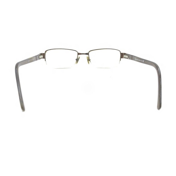 Prada VPR 60H 7BP-1O1 Brown Bronze Half Rim Eyeglasses Frames 51-18 135 Italy - Picture 5 of 12